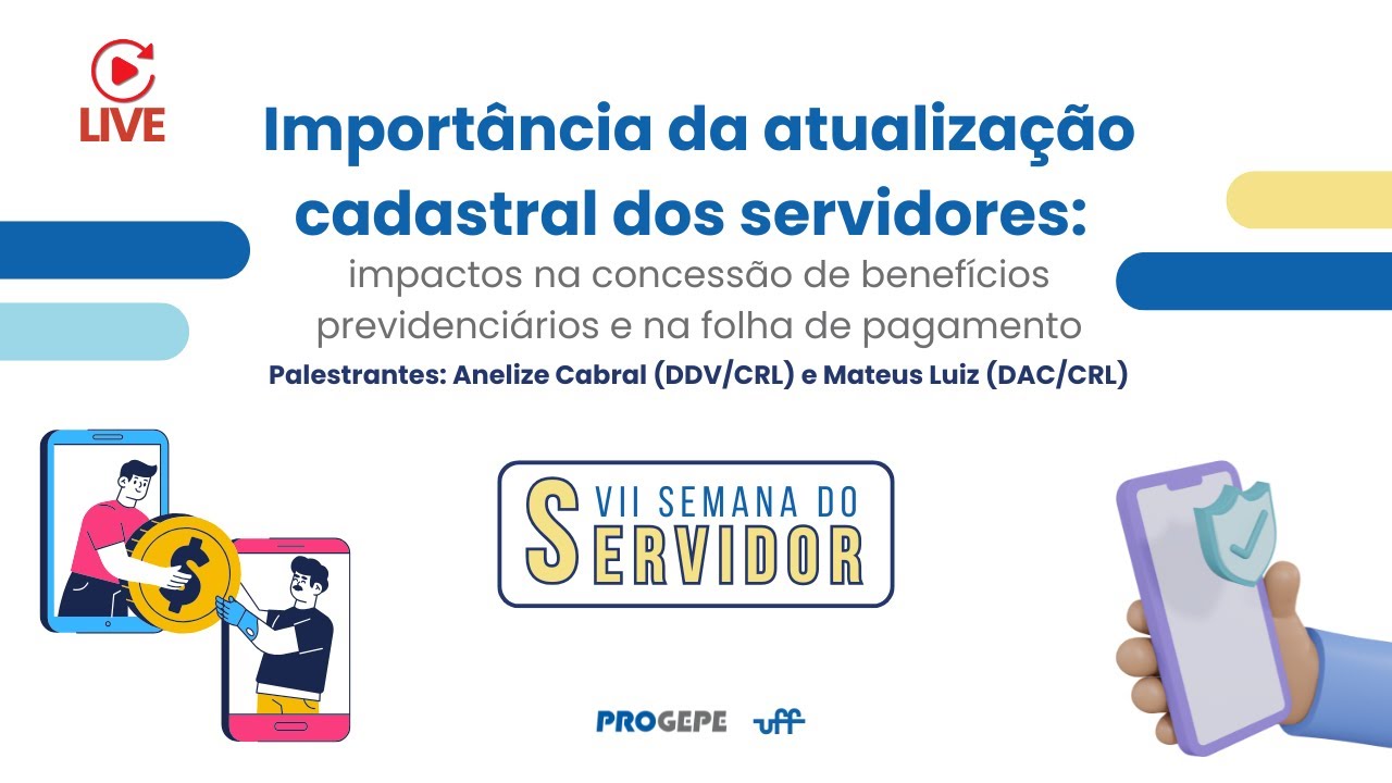 Live Importância da atualização cadastral dos servidores