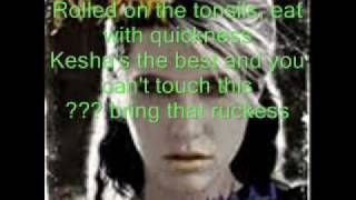 kesha-boom boom bang (lyrics).wmv