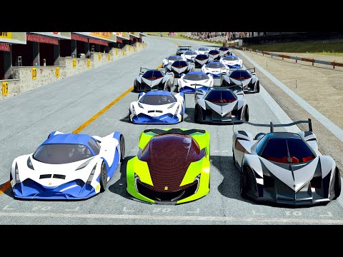 Ferrari Impronta vs Devel Sixteen Hypercars at Highlands