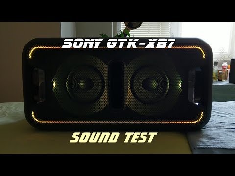 Sony GTK-XB7 - Sound test 🔊