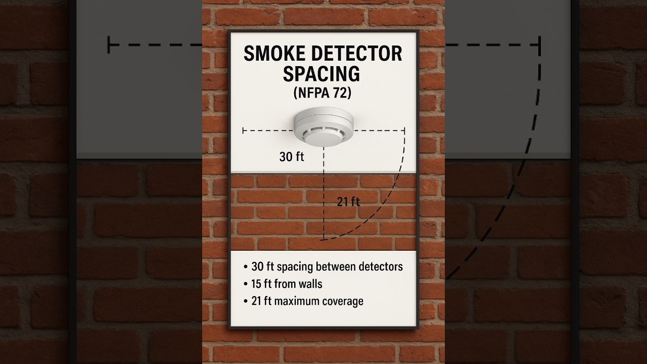 #detectors #spacing #typeofdetector #nfpa72 #clauses #mep #knowledgeshare