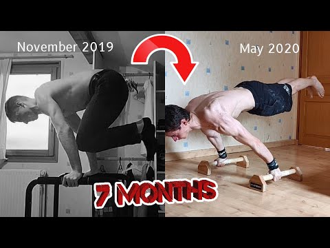 7 MONTHS PLANCHE EVOLUTION, from ZERO to FULL PLANCHE - Street workout