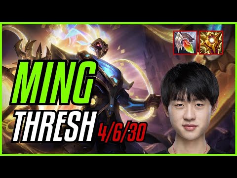 MING - THRESH vs VEL'KOZ SUPPORT - EUW RANKED - PATCH 11.9