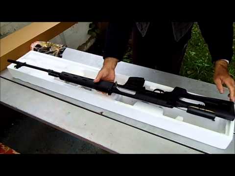 SVD Dragunov Airsoft Sniper Rifle Review (Part 1) Presentation arms