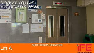 HDB Block 333 (MSCP) Yishun || IFE Elevator 🚘 