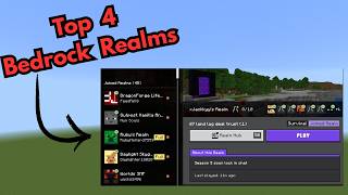 Best 4 realms in bedrock minecraft 2026