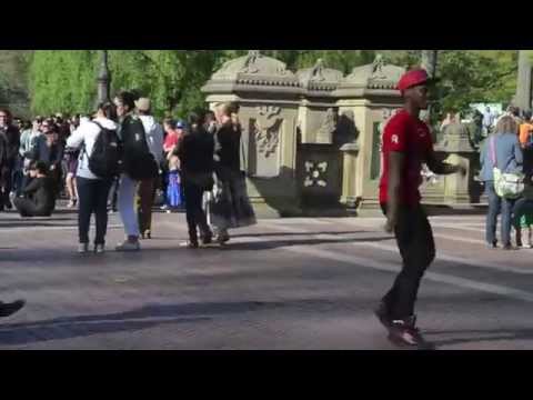 Lil Buck Memphis Jookin in Central Park