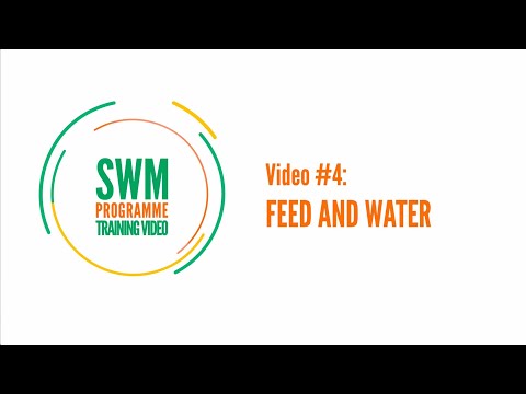 Training video #4 Poultry feed and water