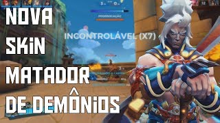 Paladins (PTS OB68) Nova skin Zhin - Matador de Demônios