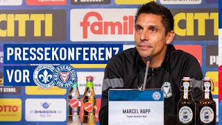 Die Pressekonferenz vor dem Auswärtsspiel beim SV Darmstadt 98 🎙 | #SVDKSV