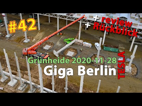 #42 Tesla Giga Berlin • 2020-11-28 • Gigafactory 4K