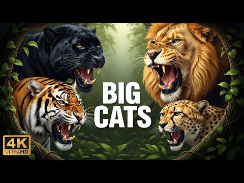 Wild Big Cats of the World | Ultimate 4K 60FPS Animal Documentary