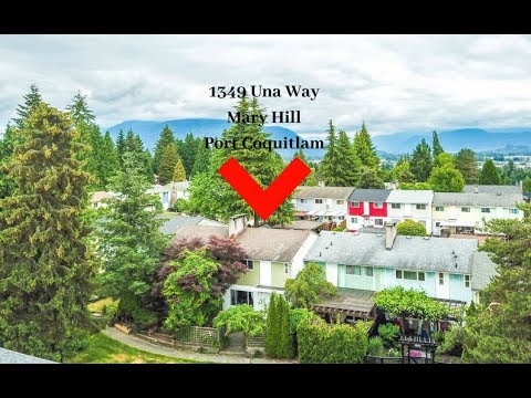 SOLD 1349 Una Way, Mary Hill, Port Coquitlam - from above