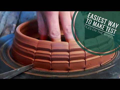 Easiest way to make test tiles on the wheel