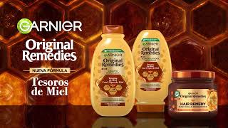 Garnier Nueva fórmula Tesoros de Miel de Original Remedies anuncio