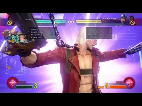 MARVEL VS. CAPCOM: INFINITE easy level 5 Frank West 1 meter