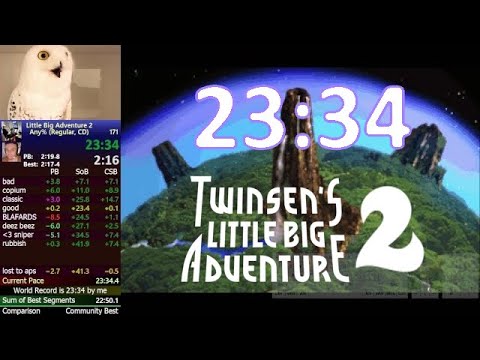 Little Big Adventure 2 World Record in 23m 34s — Any% Speedrun