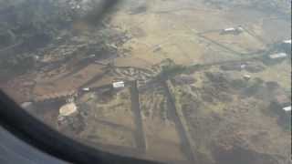 preview picture of video 'Landing at Gondor Airport coming from Addis Ababa, Ethiopia'