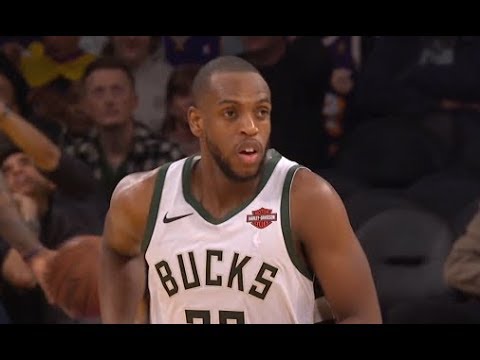 Khris Middleton Highlights vs Lakers RS1962 - 18 Pts, 5 Rebs, 6 Asts (01.03.19)