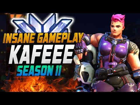 KAFEEE World rank #1 Zarya - Dominating Season 11 [ OVERWATCH TOP 500 ]