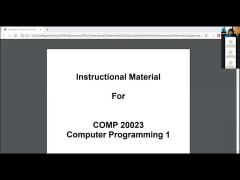 12/01/2020   DICT Computer Programming 1