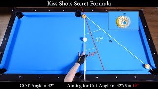 Kiss Shots Secret Formula Revealed - Aiming Angle Fraction System - Pool & Billiard training lesson