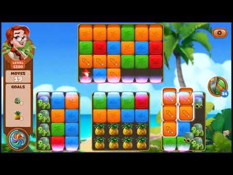 Lost Island Blast Adventure Level 1380 - NO BOOSTERS 🏝️ | SKILLGAMING ✔️