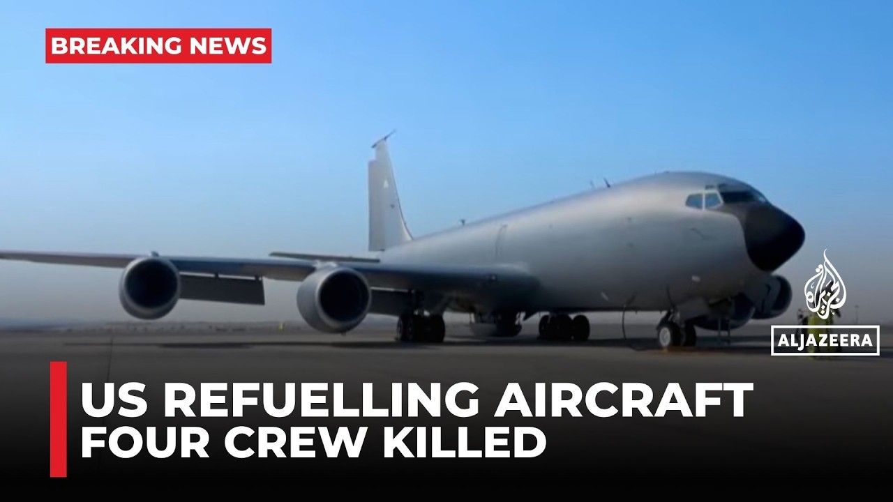 Four US troops confirmed killed in refuelling aircraft downed in Iraq