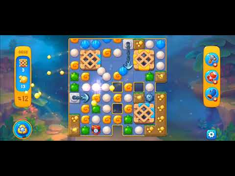 Fishdom Easy Level 9658 (with ingame lightning booster) @choraelmin