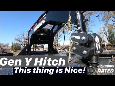 TESTING NEW GEN Y GOOSENECK TORSION HITCH ON DIAMOND C TRAILER!!