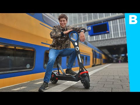 Met deze elektrische step mag je WEL de weg op