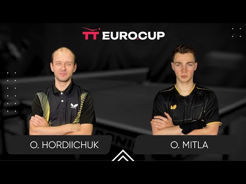 10:00 Oleksandr Hordiichuk - Oleksii Mitla 02.04.2025 TT Euro.Cup Ukraine Master. TABLE 4