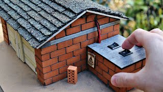DIY Mini Garage with Mini Bricks - Bricklaying Mod