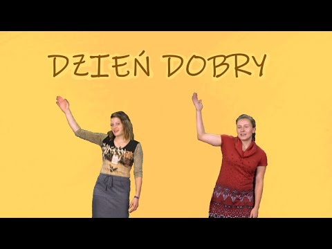 Dzień dobry | piosenka z pokazywaniem