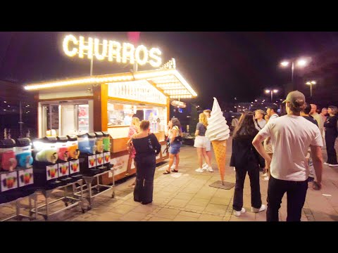 Sweden, Stockholm Nightlife - Culture Festival Night Walk (4K)