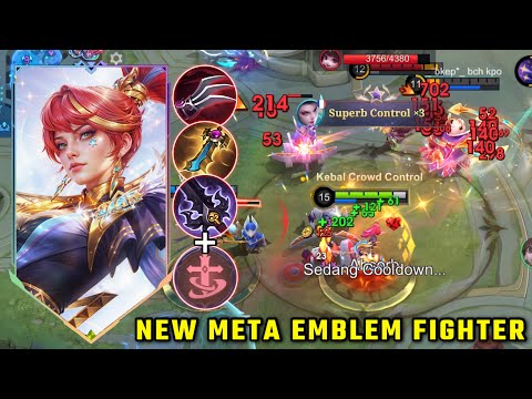 HANABI JUST BROKE THE META❗️FIGHTER EMBLEM MAKES HER UNKILLABLE🔥Hanabi best build 2025 ~ MLBB