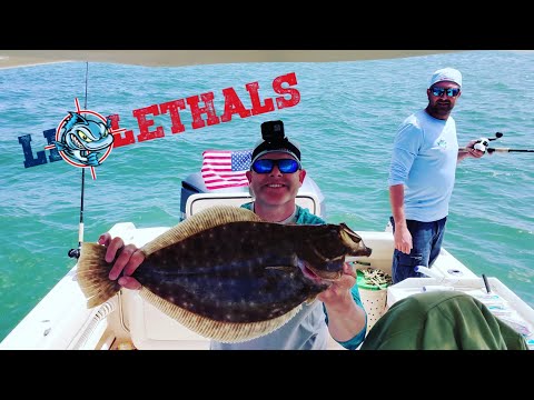8 pound Fluke, crazy Bluefish run and some laughs in Peconic Bay with Long Island Lethals