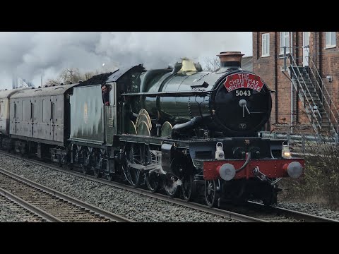 Vintage Trains 5043+47773 At Derby  From Birmingham New Street To York 
