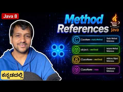 Java 8 Method References In Kannada Static Instance Constructor 09
