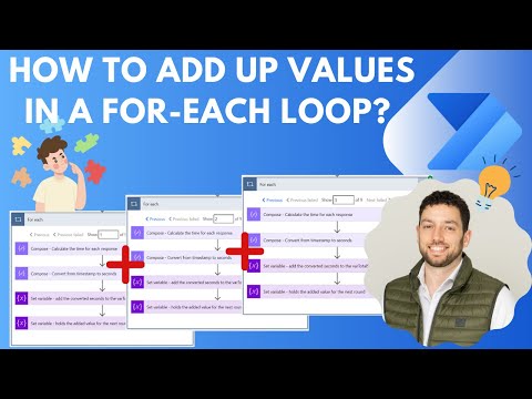 Power Automate -  For-Each Loop Value Summation in Easy Steps