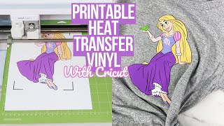 PRINTABLE HEAT TRANSFER VINYL (HTV) ON A SHIRT | STEP BY STEP BEGINNER TUTORIAL