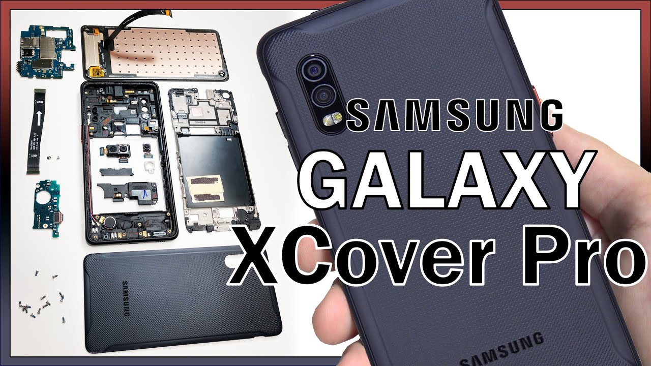 Samsung Galaxy XCover Pro Disassembly Teardown Repair Video Review