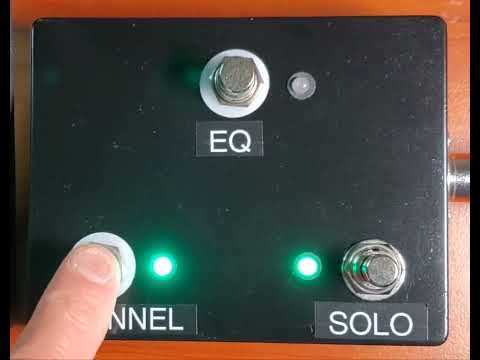 Compact 3-Button Footswitch for Mesa Boogie Mark V Five 35 Amplifier with Smart Memory Pedalboard Friendly Hand-wired image 10
