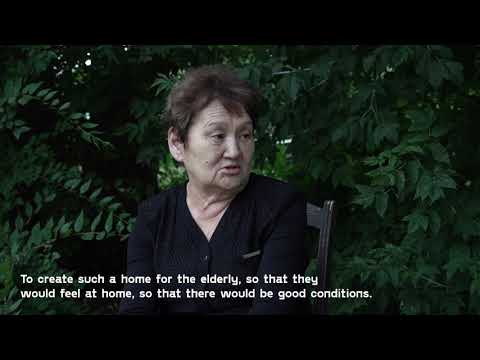 help old people find a family and meaning of life