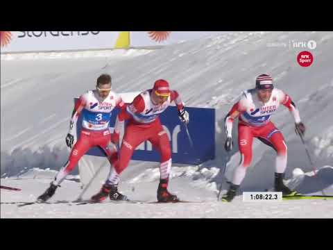 Sjur Røthe WINS MENs SKIATHLON in Seefeld after WILD finish