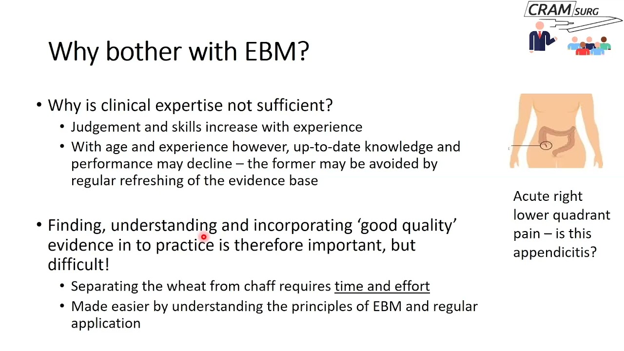 CRAMSURG chapter 20 - an introduction to EBM