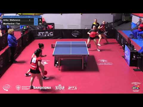 Stefanova/Arlia - Tan Wenling/Monfardini - Italiani Assoluti 2023 - Semifinale Doppio F