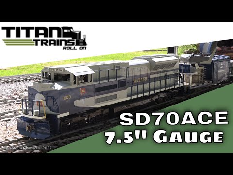 Product Review | Titan Trains Wabash SD70ACE | 1.6" Scale / 7.5" Gauge