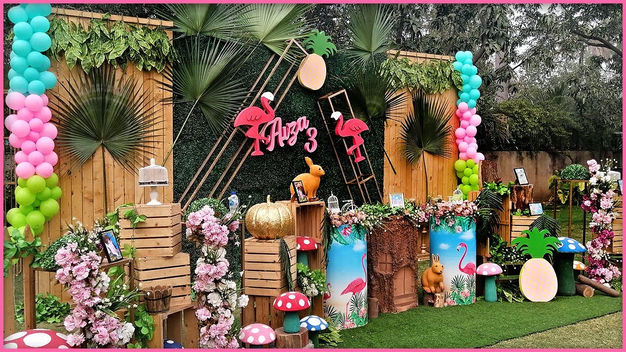 Best Pink Flamingo Party Ideas in Pakistan | Tropical Flamingos Party | DIY Flamingo Party ideas