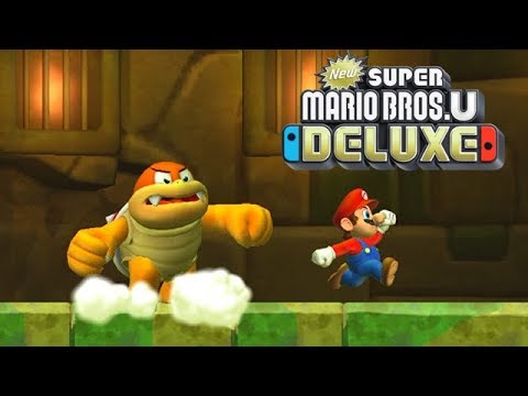 New Super Mario Bros. U Deluxe - Part 3 [Acorn Plains - Crushing-Cogs Tower] - Nintendo Switch Video